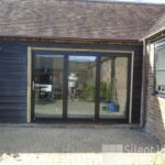 Silent View Windows, Chinnor, Oxfordshire, Kingsey, Buckinghamshire, Aluminium, Bifolds, Bifolding Doors, Bi-Folds, Bi-Folding Doors, Door, Residential Door, Entrance Door, Smarts, Smarts Aluminium, Smarts Architectual, Double Glazing, Black